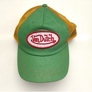 Von Dutch Vintage Y2K Glitter Mesh SnapBack Trucker Hat